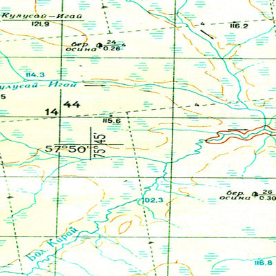 Avenza Systems Inc. Soviet Genshtab - o43-080 - Russia digital map