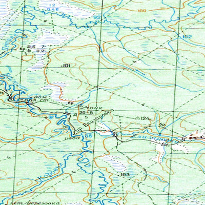 Avenza Systems Inc. Soviet Genshtab - o43-24 - Russia digital map