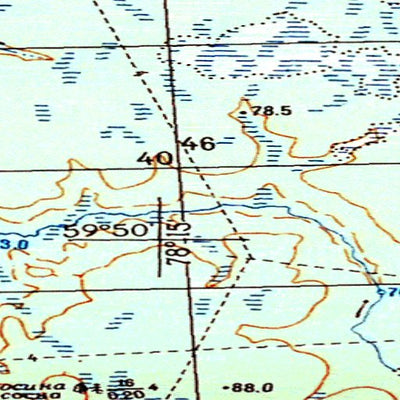 Avenza Systems Inc. Soviet Genshtab - o44-001 - Russia digital map
