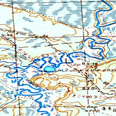 Avenza Systems Inc. Soviet Genshtab - o44-002 - Russia digital map