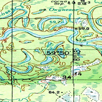 Avenza Systems Inc. Soviet Genshtab - o44-007--(1984) - Russia digital map