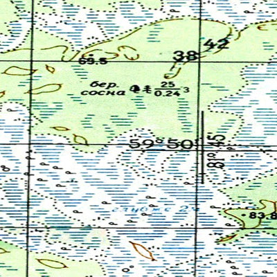 Avenza Systems Inc. Soviet Genshtab - o44-008--(1986) - Russia digital map