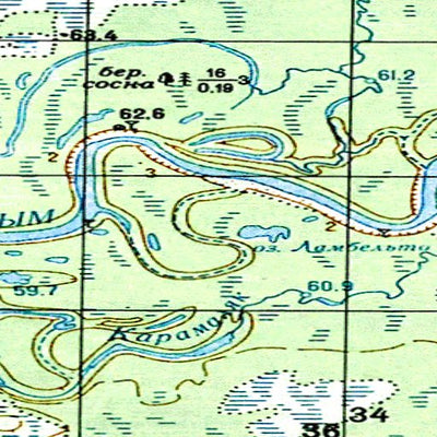 Avenza Systems Inc. Soviet Genshtab - o44-008--(1986) - Russia digital map