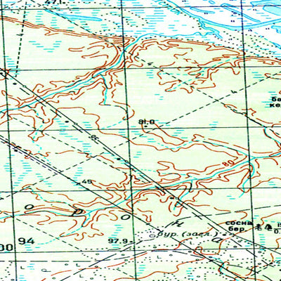 Avenza Systems Inc. Soviet Genshtab - o44-015 - Russia digital map