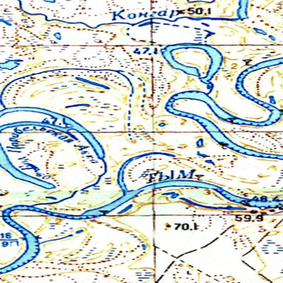 Avenza Systems Inc. Soviet Genshtab - o44-017 - Russia digital map