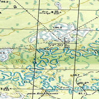 Avenza Systems Inc. Soviet Genshtab - o44-023--(1984) - Russia digital map