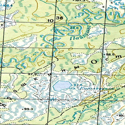 Avenza Systems Inc. Soviet Genshtab - o44-023--(1984) - Russia digital map