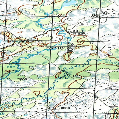 Avenza Systems Inc. Soviet Genshtab - o44-035 - Russia digital map