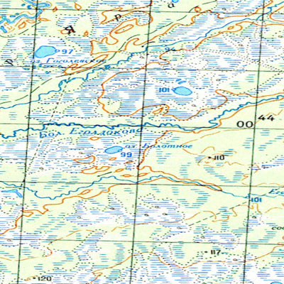 Avenza Systems Inc. Soviet Genshtab - o44-06 - Russia digital map