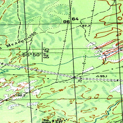 Avenza Systems Inc. Soviet Genshtab - o44-110 - Russia digital map