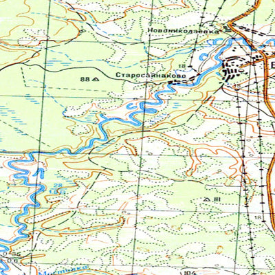 Avenza Systems Inc. Soviet Genshtab - o44-30 - Russia digital map