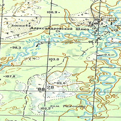 Avenza Systems Inc. Soviet Genshtab - o45-023 - Russia digital map
