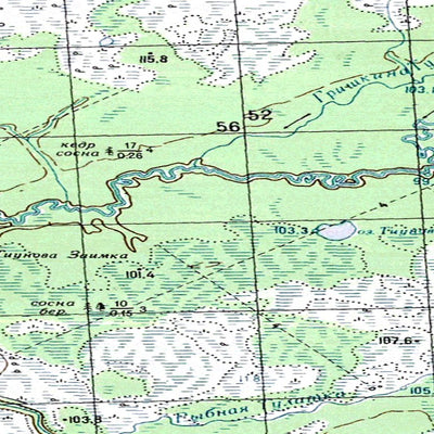 Avenza Systems Inc. Soviet Genshtab - o45-025--(1986) - Russia digital map