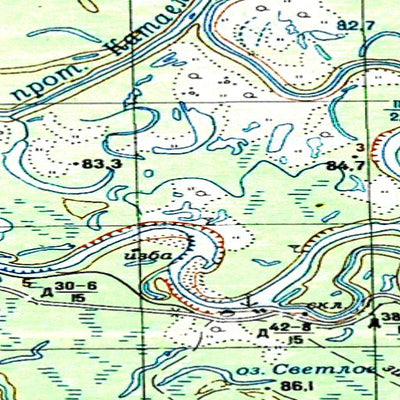 Avenza Systems Inc. Soviet Genshtab - o45-052--(1986) - Russia digital map