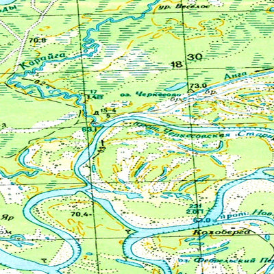 Avenza Systems Inc. Soviet Genshtab - o45-073 - Russia digital map