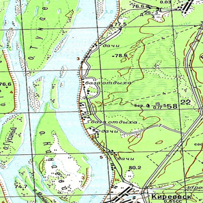 Avenza Systems Inc. Soviet Genshtab - o45-121 - Russia digital map