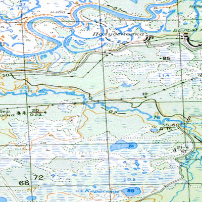 Avenza Systems Inc. Soviet Genshtab - o45-13 - Russia digital map