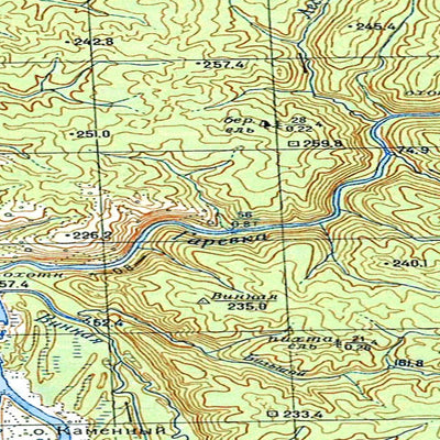 Avenza Systems Inc. Soviet Genshtab - o46-002 - Russia digital map