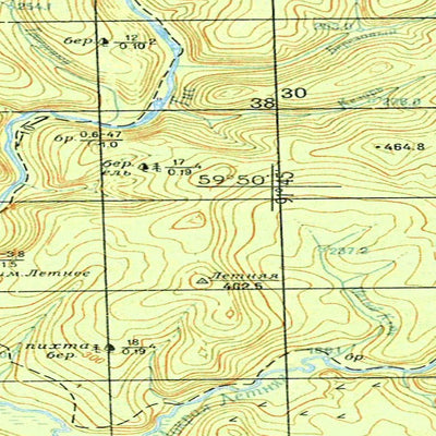 Avenza Systems Inc. Soviet Genshtab - o46-004 - Russia digital map