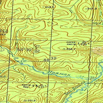 Avenza Systems Inc. Soviet Genshtab - o46-059 - Russia digital map