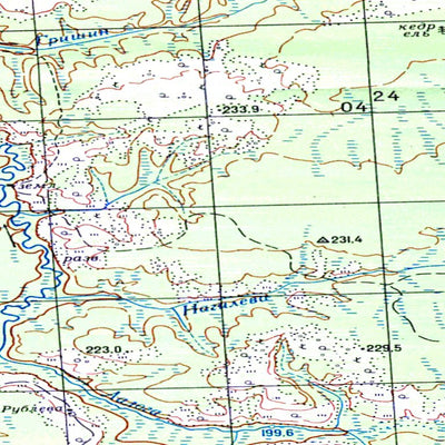 Avenza Systems Inc. Soviet Genshtab - o46-109 - Russia digital map