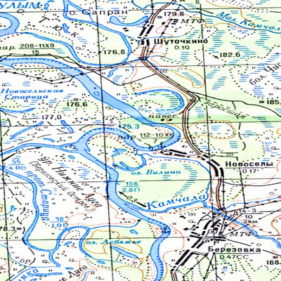 Avenza Systems Inc. Soviet Genshtab - o46-110 - Russia digital map