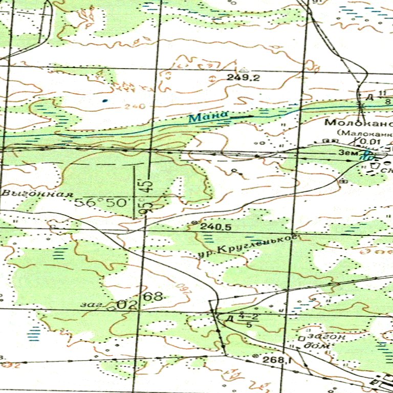 Soviet Genshtab - o46-120 - Russia Map by Avenza Systems Inc. | Avenza Maps