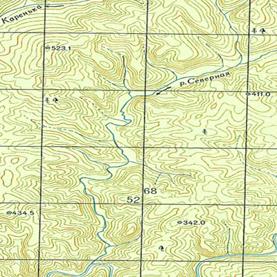 Avenza Systems Inc. Soviet Genshtab - o46-129 - Russia digital map
