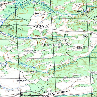 Avenza Systems Inc. Soviet Genshtab - o46-134 - Russia digital map