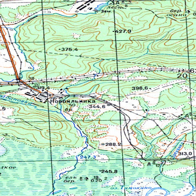 Avenza Systems Inc. Soviet Genshtab - o46-134 - Russia digital map