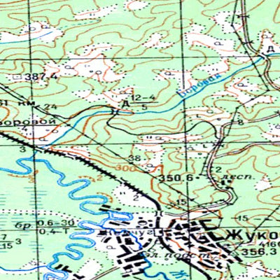 Avenza Systems Inc. Soviet Genshtab - o46-136 - Russia digital map