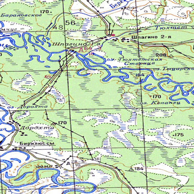Avenza Systems Inc. Soviet Genshtab - o46-25 - Russia digital map