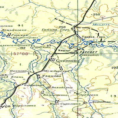Avenza Systems Inc. Soviet Genshtab - o46-3 - Russia digital map