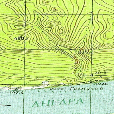Avenza Systems Inc. Soviet Genshtab - o47-056 - Russia digital map