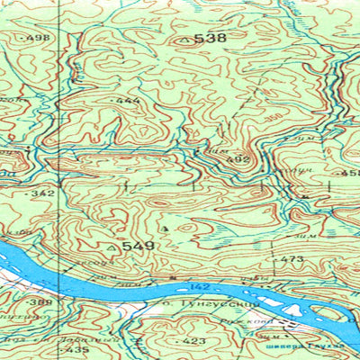 Avenza Systems Inc. Soviet Genshtab - o47-2 - Russia digital map