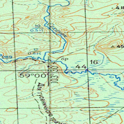 Avenza Systems Inc. Soviet Genshtab - o48-08 - Russia digital map