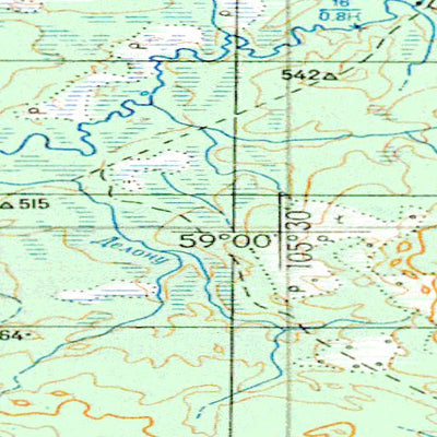 Avenza Systems Inc. Soviet Genshtab - o48-10 - Russia digital map