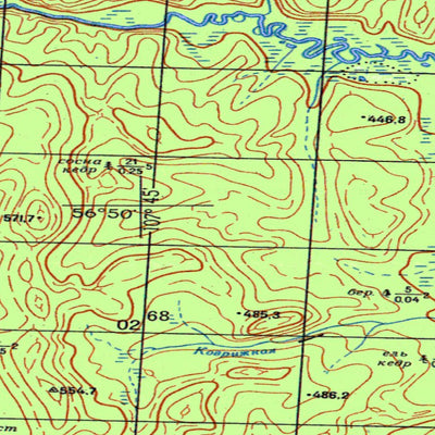 Avenza Systems Inc. Soviet Genshtab - o48-120 - Russia digital map