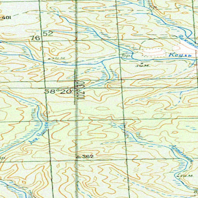Avenza Systems Inc. Soviet Genshtab - o48-13 - Russia digital map