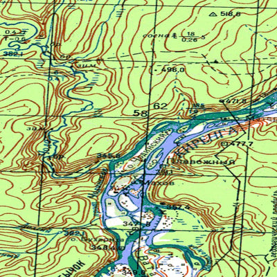 Avenza Systems Inc. Soviet Genshtab - o48-132 - Russia digital map