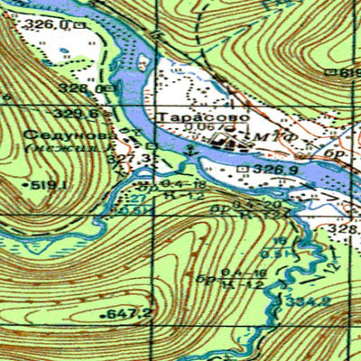 Avenza Systems Inc. Soviet Genshtab - o48-140 - Russia digital map