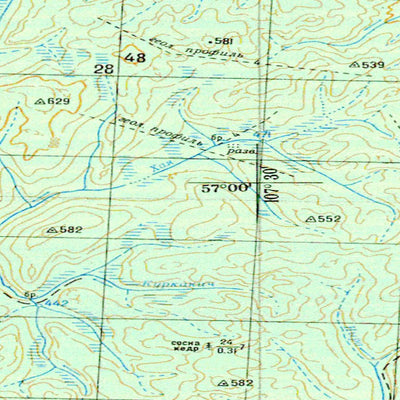 Avenza Systems Inc. Soviet Genshtab - o48-30 - Russia digital map
