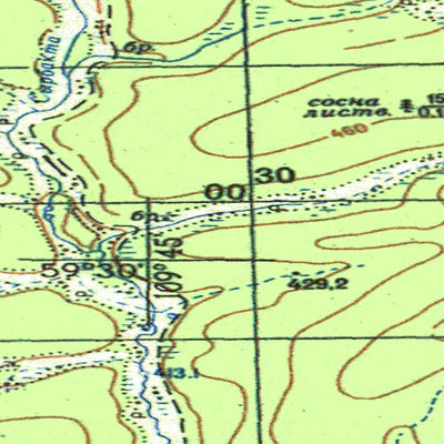 Avenza Systems Inc. Soviet Genshtab - o49-016 - Russia digital map