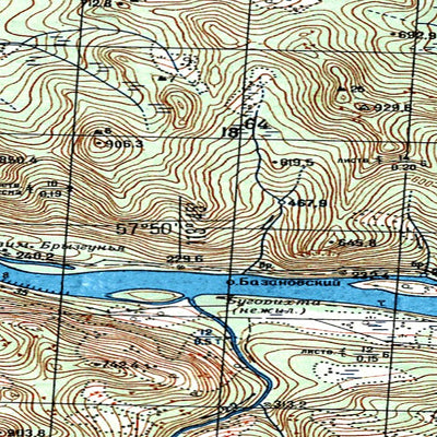 Avenza Systems Inc. Soviet Genshtab - o49-084--(1982) - Russia digital map