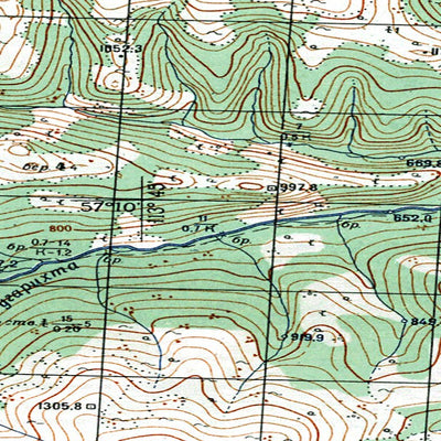 Avenza Systems Inc. Soviet Genshtab - o49-108--(1966) - Russia digital map