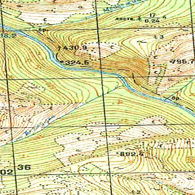 Avenza Systems Inc. Soviet Genshtab - o50-013 - Russia digital map
