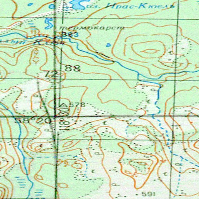 Avenza Systems Inc. Soviet Genshtab - o50-17 - Russia digital map