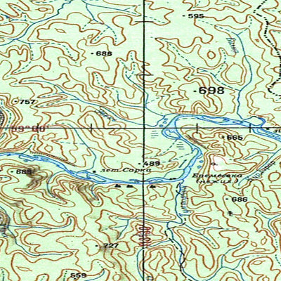 Avenza Systems Inc. Soviet Genshtab - o50-2 - Russia digital map