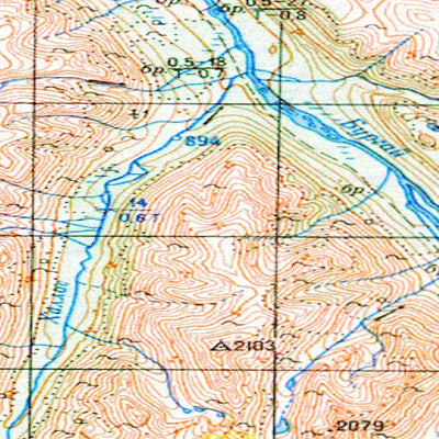 Avenza Systems Inc. Soviet Genshtab - o50-22 - Russia digital map