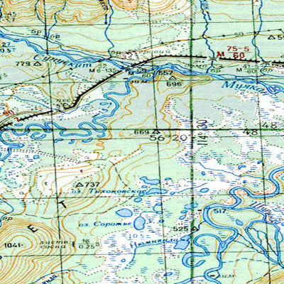 Avenza Systems Inc. Soviet Genshtab - o50-31 - Russia digital map